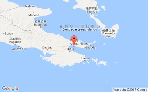 巴布亚新几内亚港口:阿洛陶alotau港口代码PGALO