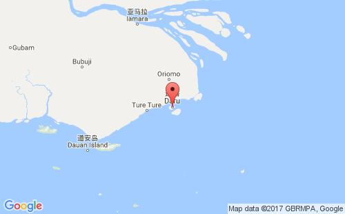 巴布亚新几内亚港口:达鲁daru港口代码PGDAR