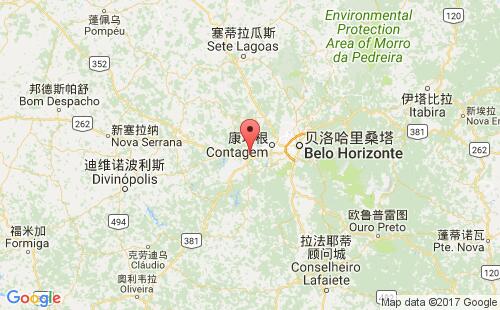 巴西港口:贝廷betim港口代码BRBTM