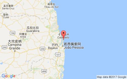 巴西港口:卡贝德卢cabedello港口代码BRCAB