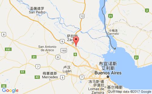 阿根廷港口:坎帕纳campana港口代码ARCAM