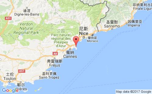 法国港口:昂蒂布antibes港口代码FRATS