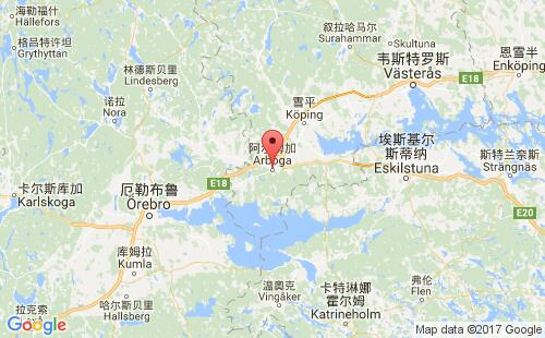 瑞典港口:阿尔博加arboga港口代码SEARB