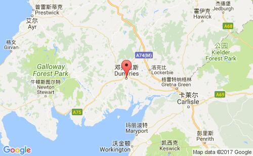 英国港口:邓弗里斯dumfries港口代码GBDUM