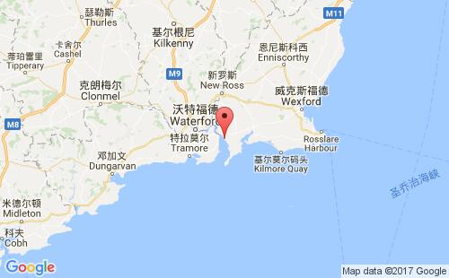 爱尔兰港口:邓坎嫩duncannon港口代码IEECN