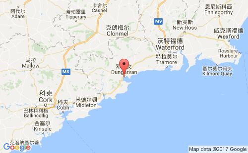 爱尔兰港口:邓加文dungarvan港口代码IEDVN