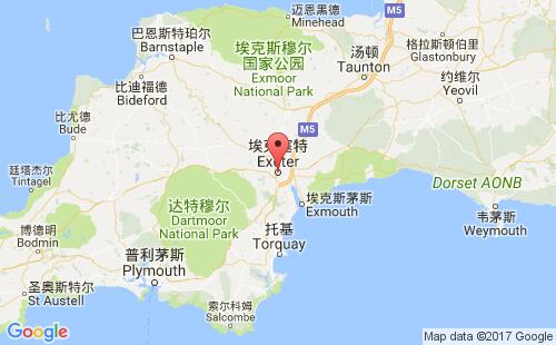 英国港口:埃克塞特exeter港口代码GBEXE