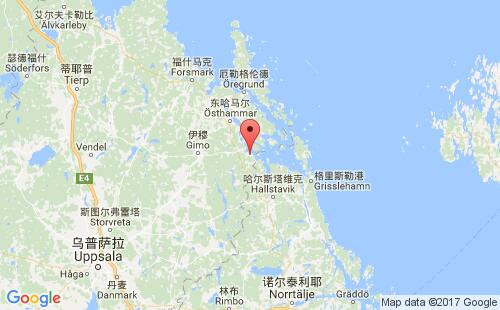 瑞典港口:哈里港hargshamn港口代码SEHAN