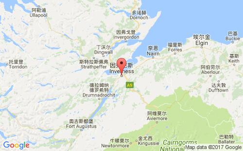 英国港口:因弗内斯inverness港口代码GBIVS