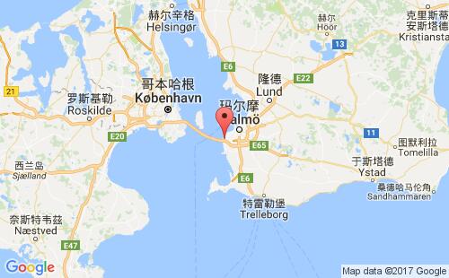 瑞典港口:利姆港limhamn港口代码SELI