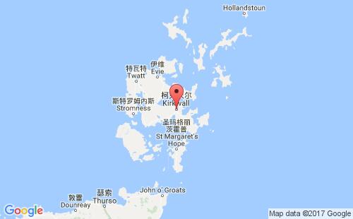 英国港口:柯克沃尔kirkwall港口代码GBKOI