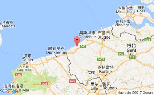 比利时港口:尼乌波特nieuwpoort港口代码BENIE