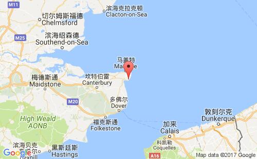 英国港口:拉姆斯盖特ramsgate港口代码GBRAM