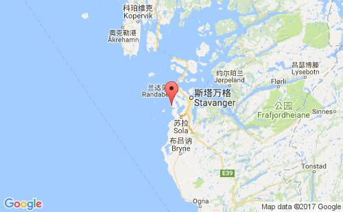 挪威港口:塔南厄尔tananger港口代码NOTAN