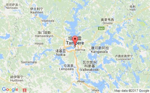 芬兰港口:坦佩雷tampere港口代码FITMP