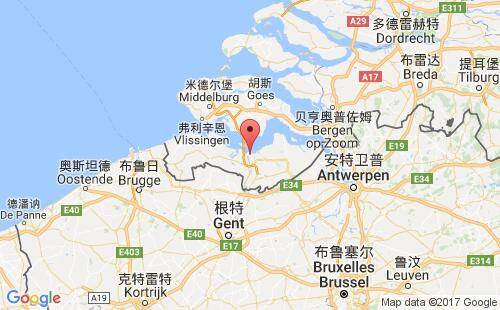 荷兰港口:泰尔讷曾terneuzen港口代码NLTER