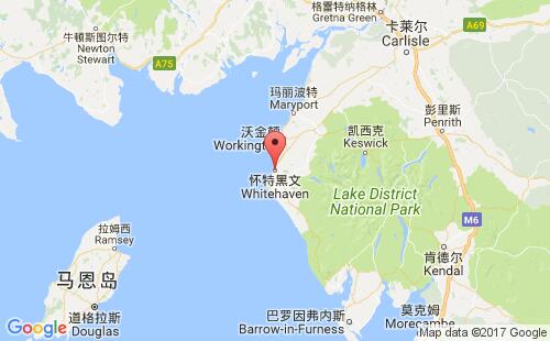 英国港口:怀特黑文whitehaven港口代码GBWHN