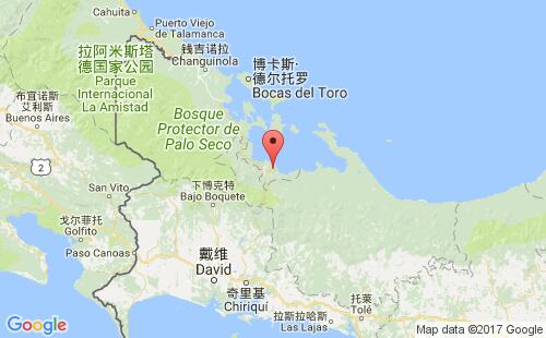 巴拿马港口:大奇里基chiriqui grande港口代码PACGE