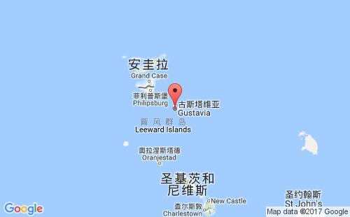 圣巴泰勒米岛港口:古斯塔维亚gustavia港口代码XYGUT