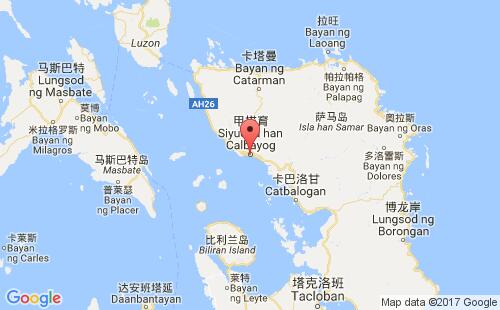 菲律宾港口:甲描育calbayog港口代码PHCAL