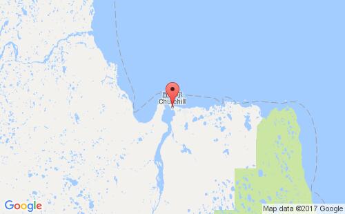 加拿大港口:丘吉尔churchill,man港口代码CACHU