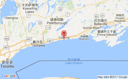加拿大港口:科堡cobourg,on港口代码CACOB