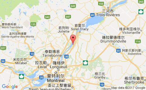 加拿大港口:孔特勒科尔contrecoeur港口代码CACON