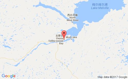 加拿大港口:古斯湾goose bay港口代码CAGSB