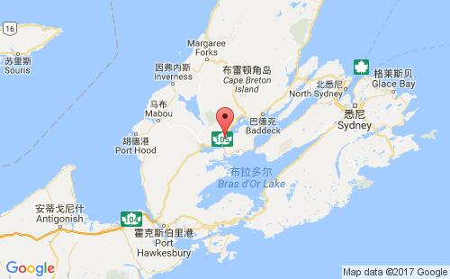 加拿大港口:小窄峡little narrows港口代码CALNA