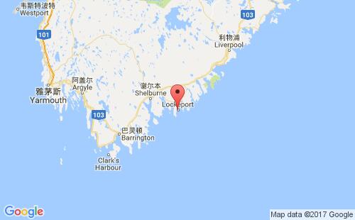 加拿大港口:洛克波特lockeport港口代码CALOC