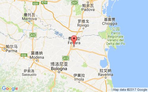 意大利港口:费拉拉城ferrara港口代码ITFERR