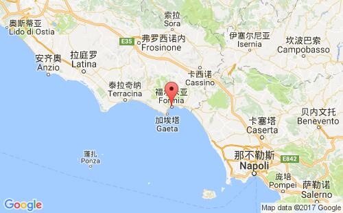 意大利港口:福尔米亚formia港口代码ITFOR
