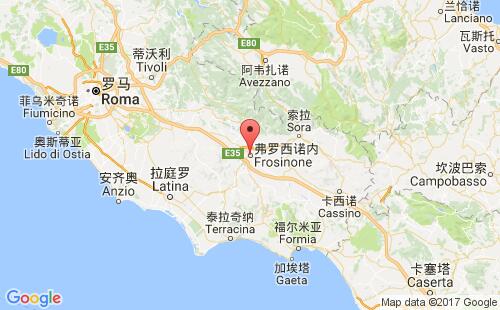 意大利港口:弗罗西诺内frosinone港口代码ITFRO