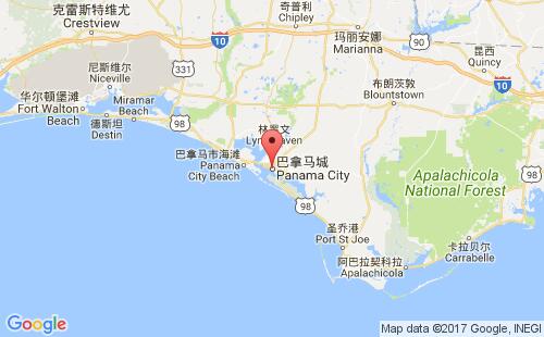 美国港口:巴拿马城panama city,fl港口代码USPAC